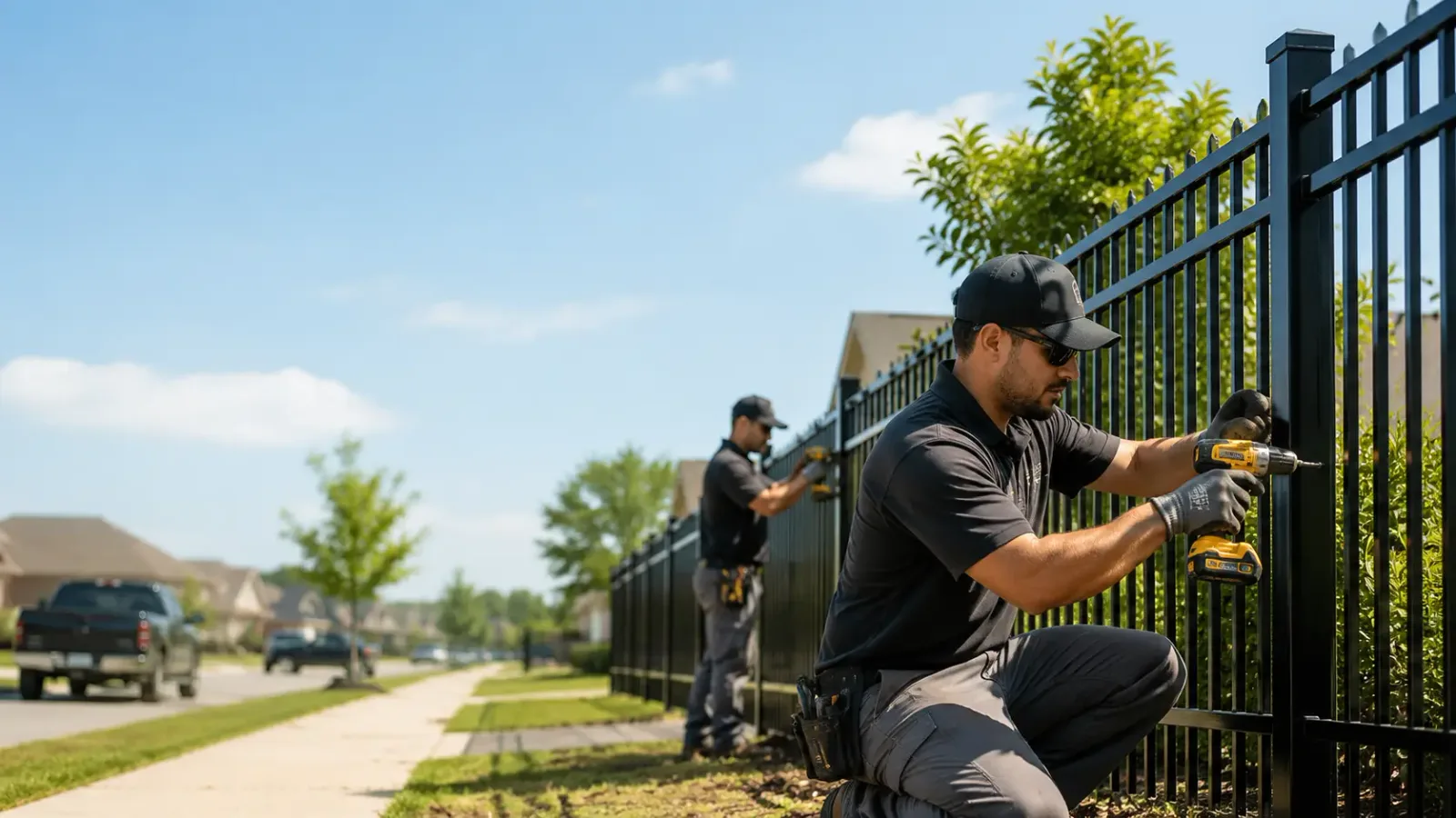 Metal Fence Installation in Tilghman, MD